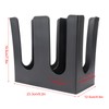 Cup and Lid Holder, Paper Cup Dispenser, 2 Compartments, Black