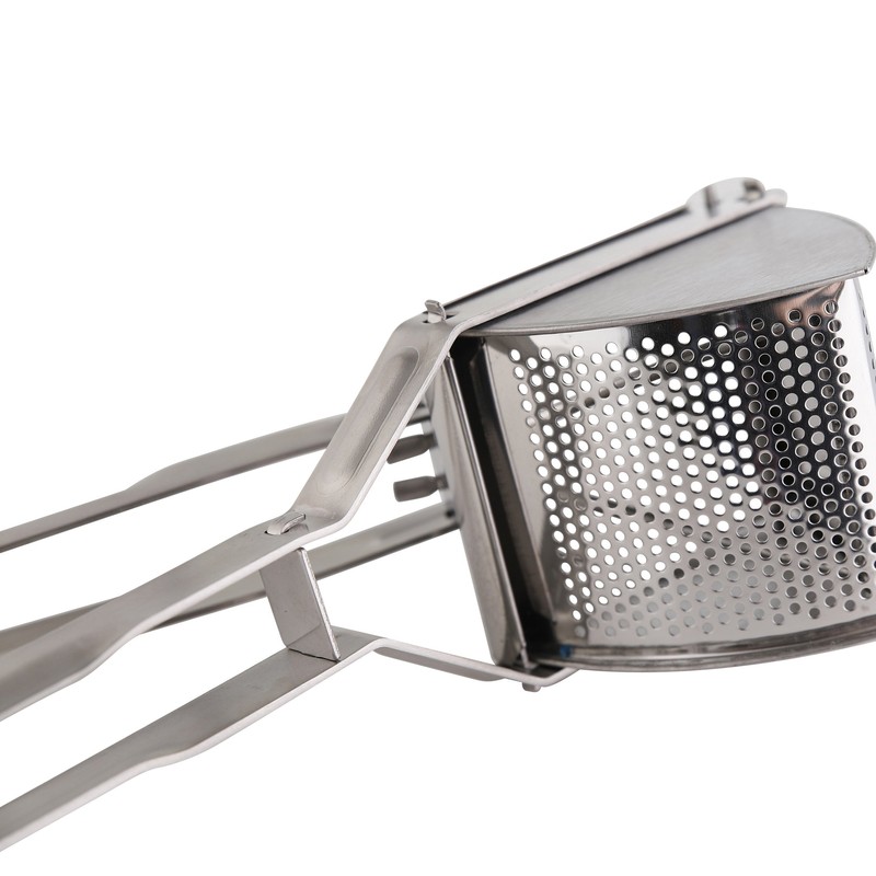 axentia Stainless Steel Potato Ricer and Spaetzle Press with 85
