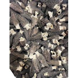 WILD Morel Mushrooms, Whole (Dried) - 4oz