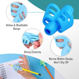 Pencil Grips for Kids Handwriting, Ergonomic Children Writing Aid, Training Posture Correction Tool, Pen Gripper, Pencil Holder for Kids, Preschoolers