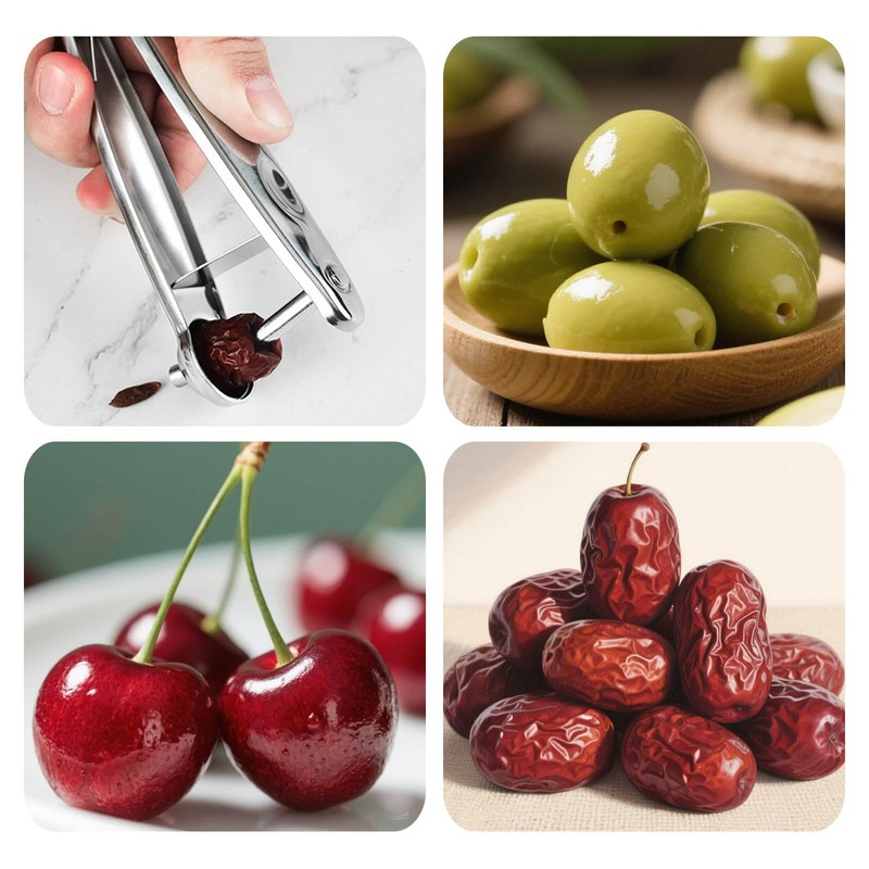 1 Pcs Stainless Steel Handheld Multi-Purpose Pitter – Removes Pits