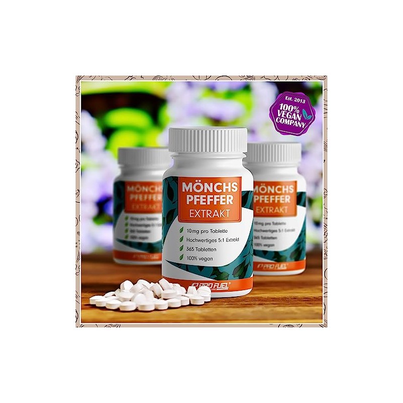 Monk's Pepper High Dose – 365 Tablets – 10 mg