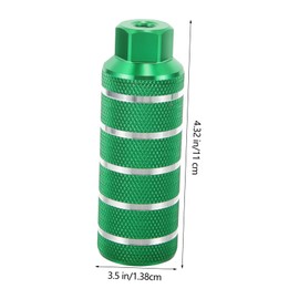 Mipcase 1pair Anti-Skid Pegs Aluminum Alloy Rear Foot Stands for Mountain and Road Easy to Install Sturdy Cycling Accessory for Outdoor Riding