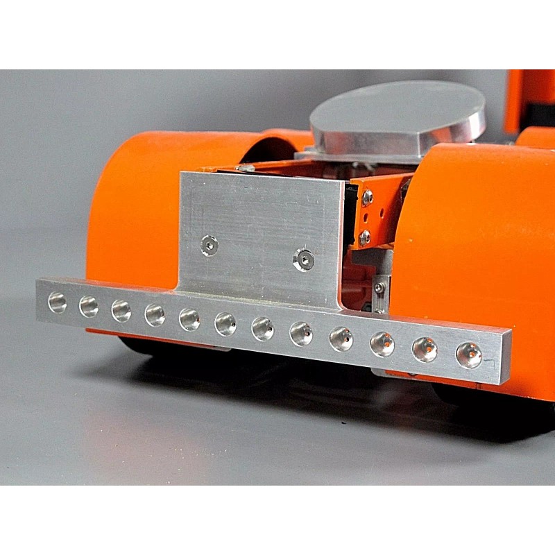 Tamiya Rear Aluminium Bumper with drilled holes Tamiya RC 1/14