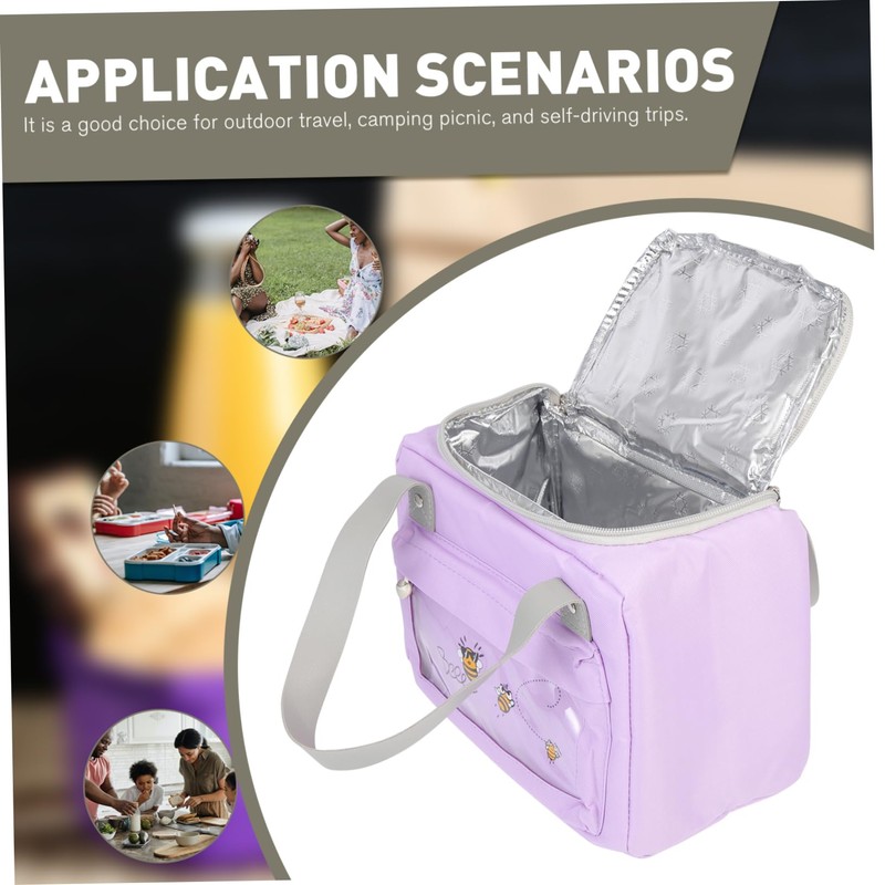 CIYODO Handheld Food Box Bag Picnic Box Pouch Reusable Lunch