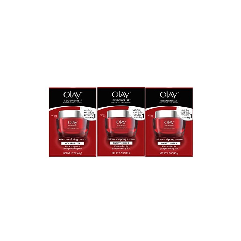 OLAY Regenerist Advanced Anti-Aging Micro-Sculpting Cream 1.70 oz (Pack of