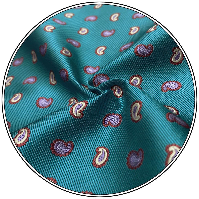 S&W SHLAX&WING Men's Extra Long Necktie Set with Pocket Square