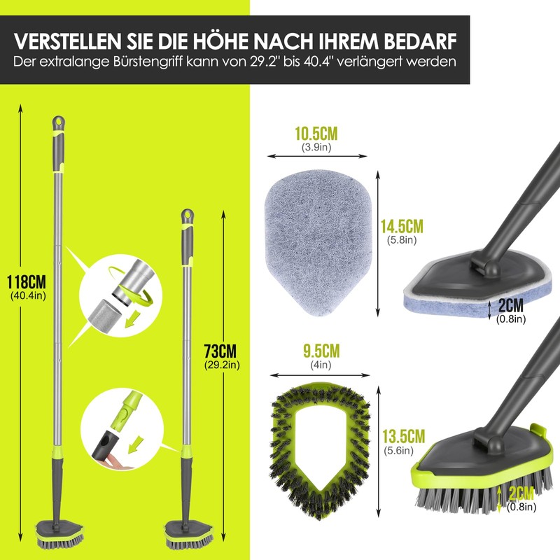 Myiosus Scrubber with Handle