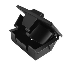 A-Premium Cup Holder Compatible with Ford F-250 Super Duty, F-350 Super Duty, F-450 Super Duty, F-550 Super Duty, 2008-2016, Dashboard, Black, Replace# 8C3Z-2513562-AF