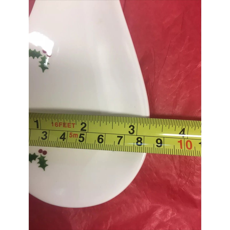 Otagiri Japan “CALICO HOLLY” Christmas Spoon Rest. NEW!