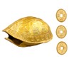 ABOOFAN 1Set Copper Turtle Shell Decoration Wealth Craft Ornament for