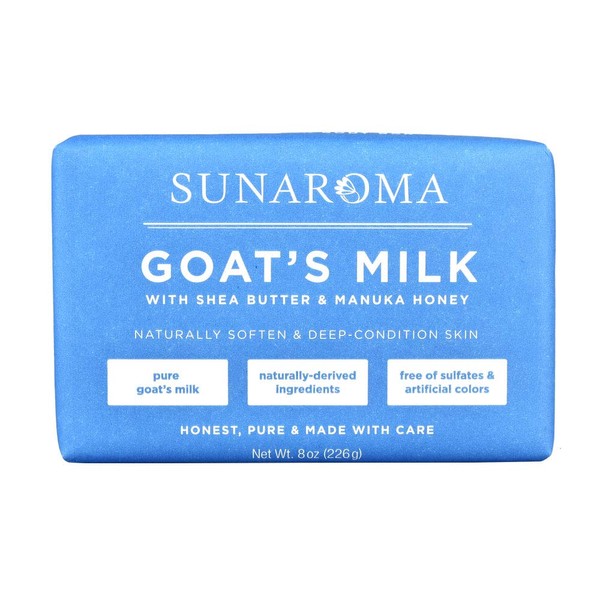 Sunaroma Soap - 8.5oz (Goat's Milk Shea Butter)