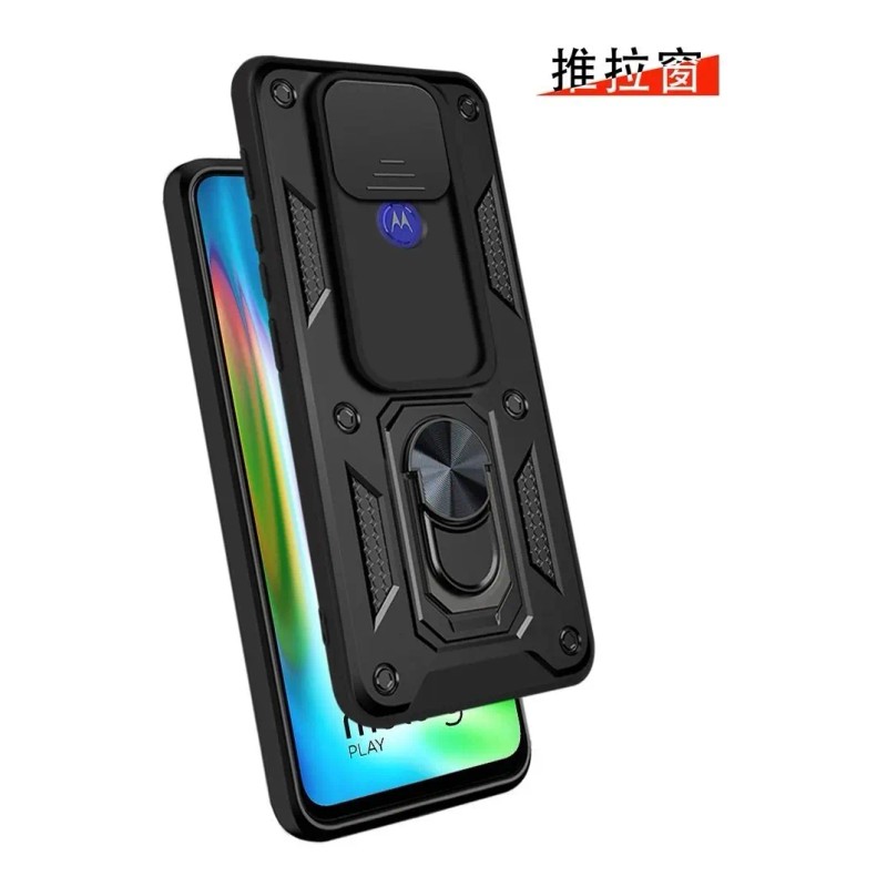 Funda Para Moto Tapa Deslizante Case + Cristal Templado