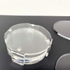 Clear Coasters - 6 Pack