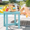Y&M Outdoor Side Table, HIPS Adirondack Small Single Table, Waterproof