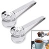 TraderPlus 2 Pack Stainless Steel Tea Bag Squeezer Tongs Strainer