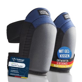 LAUTER SCHUTZ LAUTER SCHUTZ LauterSchutz? Profi Gel-Knieschoner fr Boden- & Fliesenleger [Anti-Rutsch Beschichtung, bequemer Doppelverschluss] - Handwerker und Heimwerker - Deutscher Hersteller - (Blau, ORIGINAL)