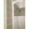 StayDry Systems Splash Guard Shower Curtain (38" Wide with mesh)
