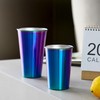 MEWAY 8 Pack 16oz Stainless Steel Pint Cup,Healthy Unbreakable and