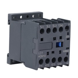 Mini AC Contactor, 9A AC Contactor, PC Flame Retardant Housing, 1 Normally Open, Mini K Type AC Contactor, for Household, Motor Contactors (#1)