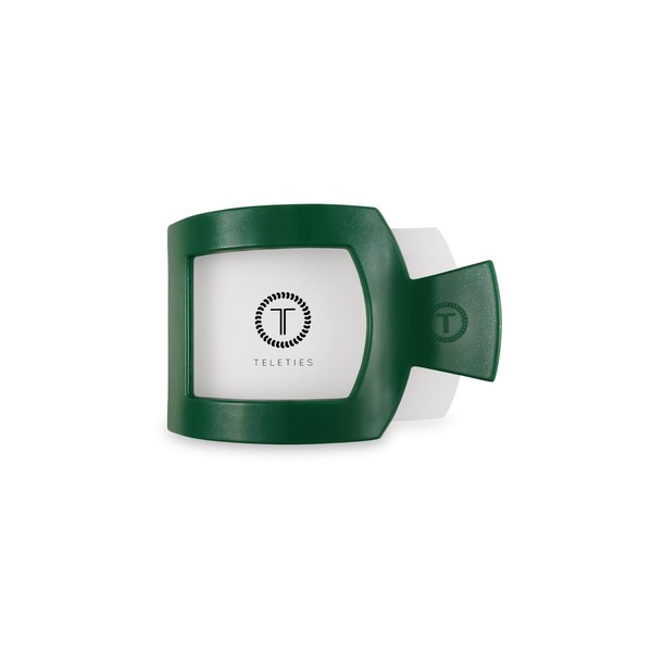TELETIES - Small Flat Square Clip - Strong Grip, Bendable