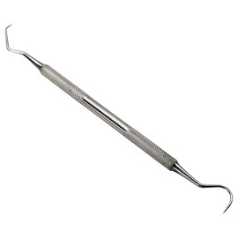 HTS 151P5 Stainless Steel Double-Sided Hook & Angled Pick Wax & Clay Sculpting Tool
