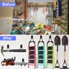 WSAMJIN 2 Pieces Garage Steel Wall Hooks Heavy Duty Wall