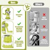COZHYESS Rotary Cheese Grater, Vegetable Slicer with Three Drum Blades,