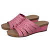 David Tate Women's Fabiana Wedge Sandal, Fuschia, 7.5