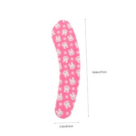 Zerodeko 4 Pairs Washable Toilet Seat Cover Pads of Stylish Mat for Bathroom Yellow Blue Pink Green Soft and Comfortable Closestool Mats for Home Use