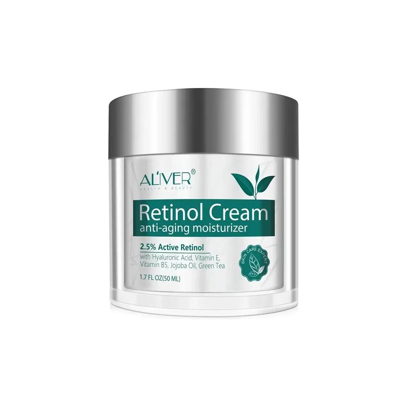 Crema Retinol Aliver 50ml Antiedad Noche Hipoalergénica Para Rostro