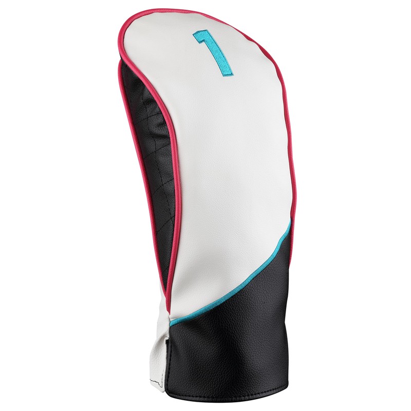 Majek Pink Teal White and Black Golf Clubs Premium Head
