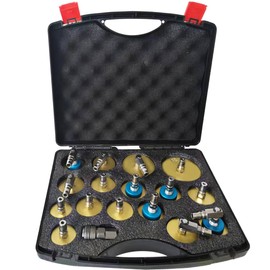 altivox Brake Bleeder Adapter Kit 17PCS, Master Cylinder Brake Bleeder Cap Kit Brake Bleeding Adapter Kit for Most Vehicles Brake Fluid Bleeding or Refilling