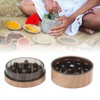 Manual Spice Grinder Mini Design Durable Metal ABS Portable Easy