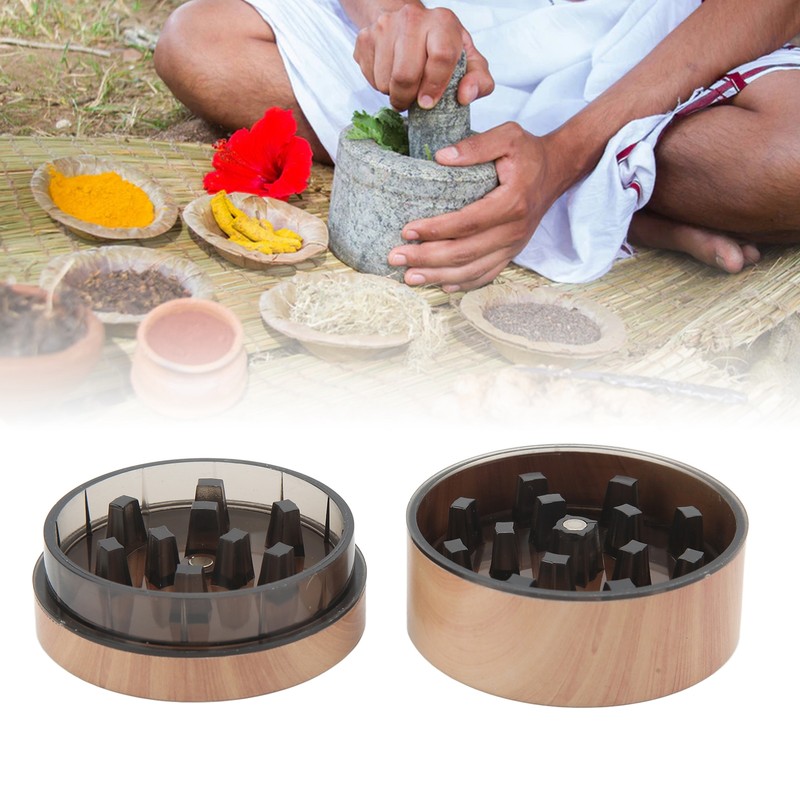 Manual Spice Grinder Mini Design Durable Metal ABS Portable Easy