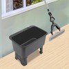 Freestanding Floor Commercial Mop Sink with Retractable Drainage Hose,One-touch Drain