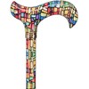 Royal RC Canes Mosaic Stained Adjustable Walking Cane – Stylish