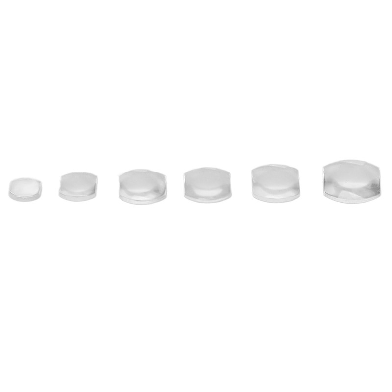 6pcs Watch Date Calendar Magnifying Glass Professional Convexity Watch Parts