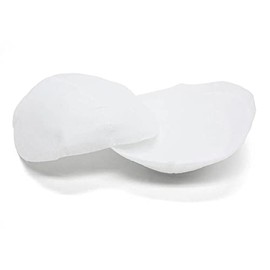 1 Pair of White Raglan Shoulder Pads for Garment-Making