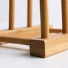 Kunovo Bamboo Dish Rack,Pot lid/Plate/Cutting Board Organizer for Kitchen cabinets,Bottle