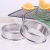 Uncle Jack 4 Pack Double Rolled English Muffin Rings, Stainless