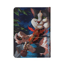 Paperblanks - Merry Designs The Cat with the Fidel - Notebook Midi Lined Lined (Merrymakers)