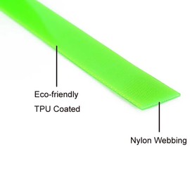 ALPHA DOG SERIES Waterproof, TPU Coated Glossy Material, with Neoprene Handle, Heavy Duty, Tear Resistant, Bite Proof, Durable Pet Lead Leash Collar for Training, Beach, Yard, Play, Camping (Blue)