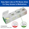 Medcenter Monthly Pill Organizer System 4 Times a Day, 31