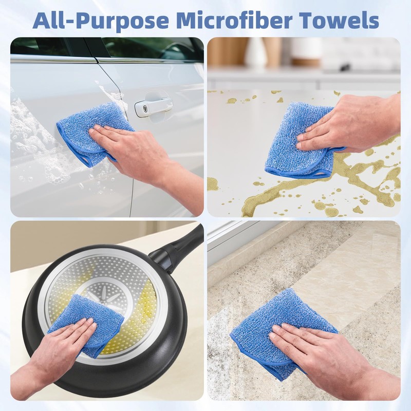 2 in 1 Microfiber Cleaning Cloth Compatible with MR SIGA