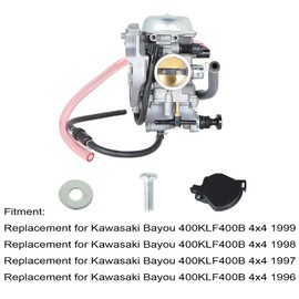 labwork Carburetor Replacement for Kawasaki Prairie 400 KVF400C KVF400D 1999-2002 Bayou 400 KLF400B 4x4 1996-1999