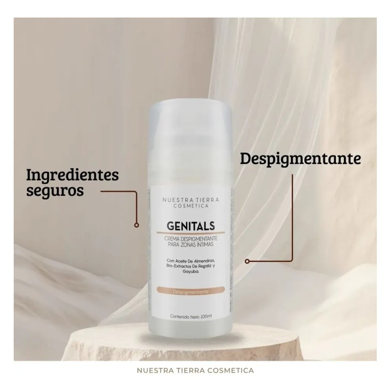 Crema Despigmentante Para Zonas Intimas Con Arbutina 100ml