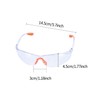 Amissz Pack of 6 Safety Glasses, Transparent Eye Protection Glasses,