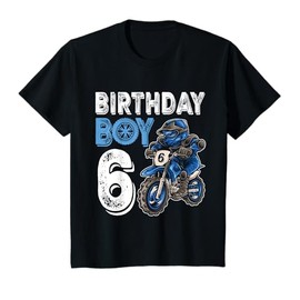 Motocross MX 6th Gift 6 Year Old Dirt Bike Birthday Party T-Shirt