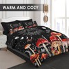 WeCozy 7 Pcs Queen Size Comforter Set with 2 Pillowcases